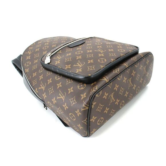Louis Vuitton Monogram Macassar Josh NV Backpack Rucksack Brown Black - Picture 4 of 8
